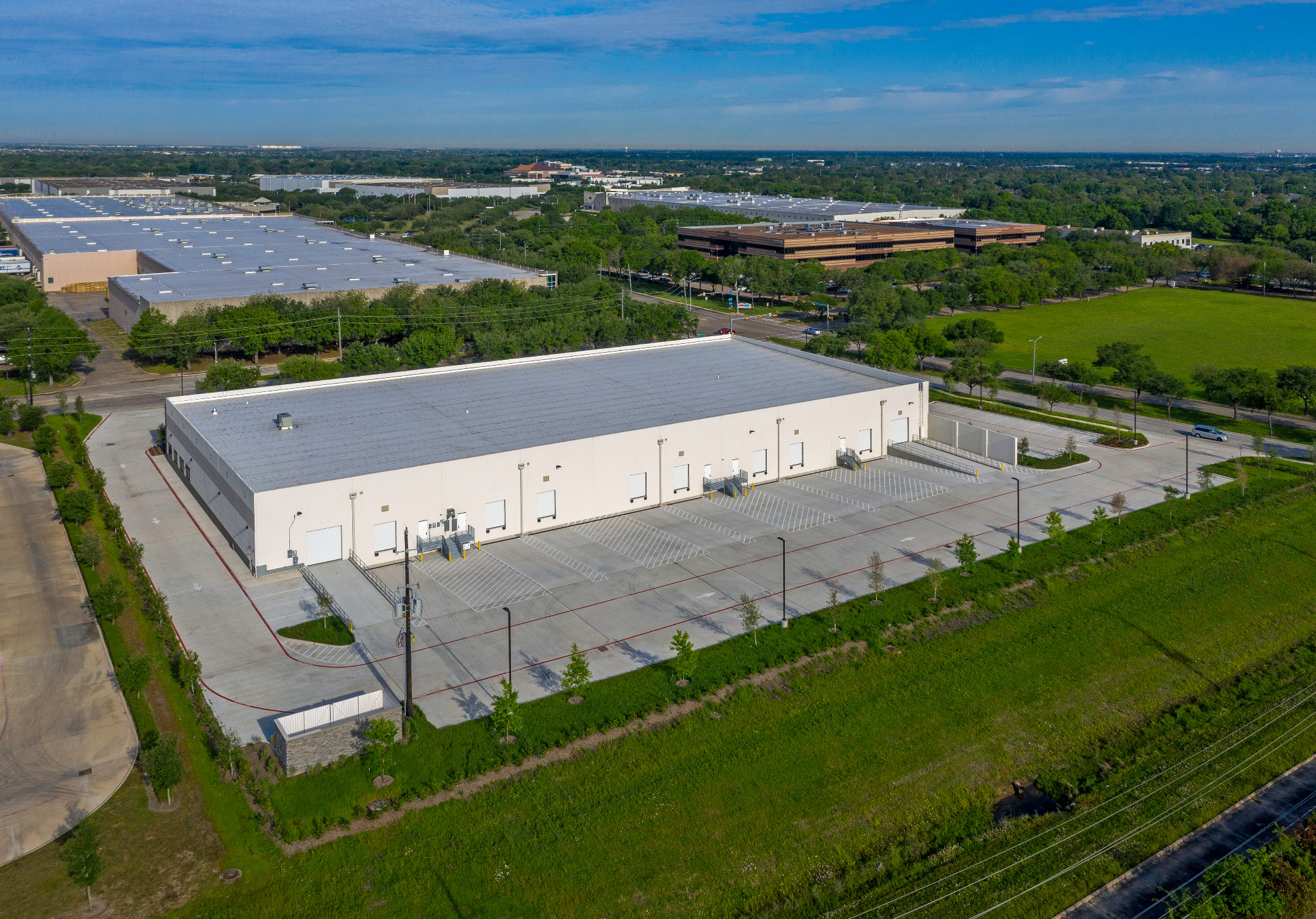 West Industrial Place aerial view